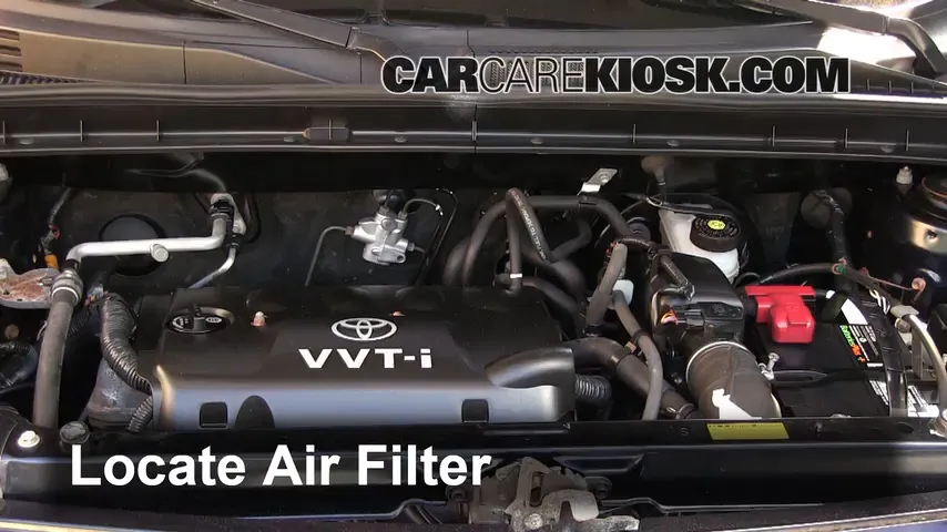 2006 Scion xB 1.5L 4 Cyl. Air Filter (Engine) Replace
